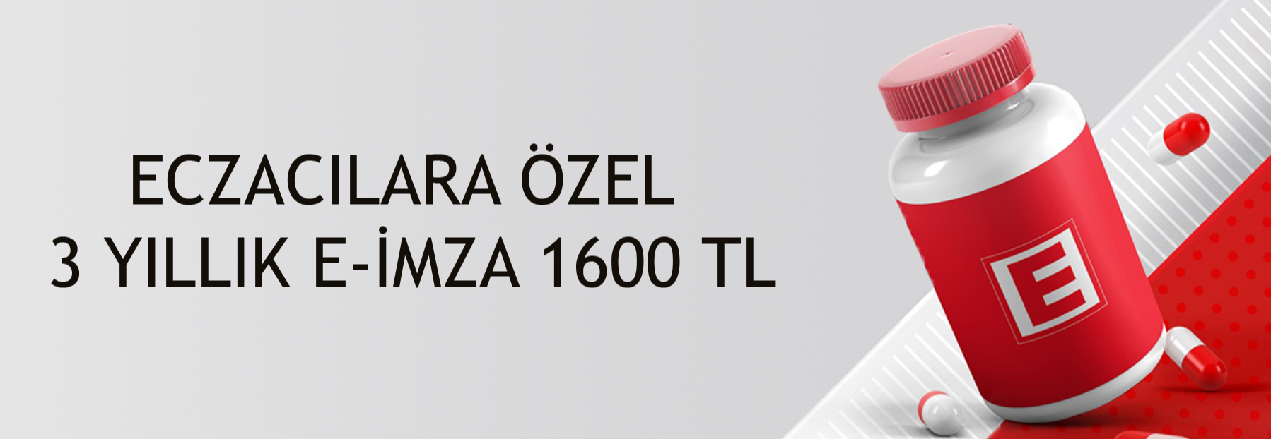 ECZACILARA ÖZEL 3 YILLIK E-İMZA 1600 TL